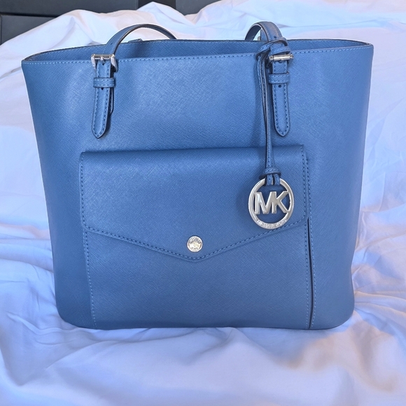 Michael Kors Elegant Blue Tote - Picture 1 of 10